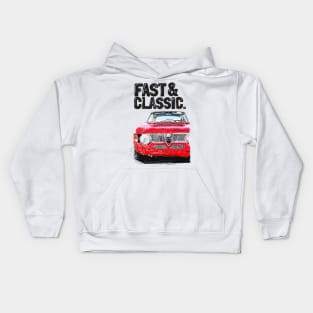 Alfa GTA retro car Kids Hoodie